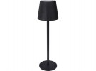 Bordlampe LED svart  metall 10,5x36cm Varmhvitt lys, dimbart, opplades via USB Varenr:126071 thumbnail