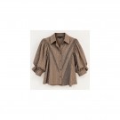 SPARKLING PUFF BLOUSE fango  thumbnail