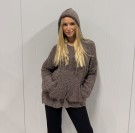 Nora hettegenser taupe  thumbnail
