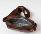 Skinnveske, LAVA clutch - brun thumbnail