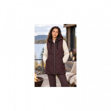 Nina 33 vest brun 
