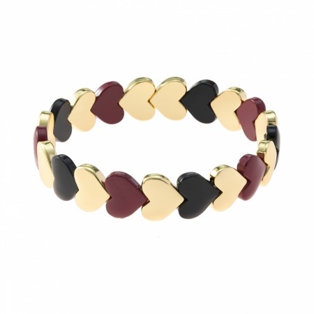 Strikk armbånd Bordeaux 