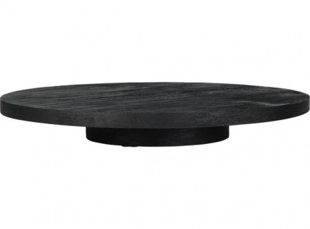 Fat sort akasiatre rotering d:37x3,5cm