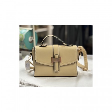 Trendy veske beige