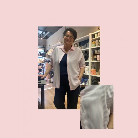 Bomulls skjorte  pink
