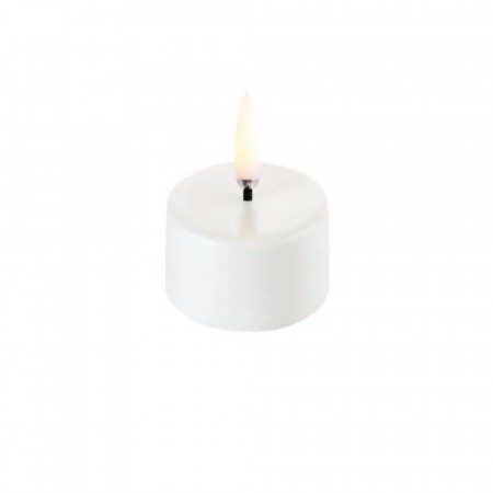 T lys White plain, 3,9x2,4 cm 