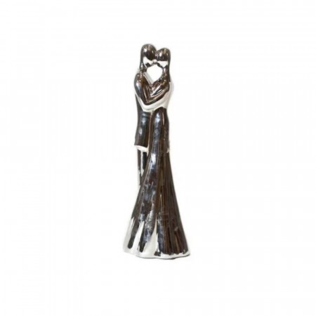 Figur kyssende par H 31 cm