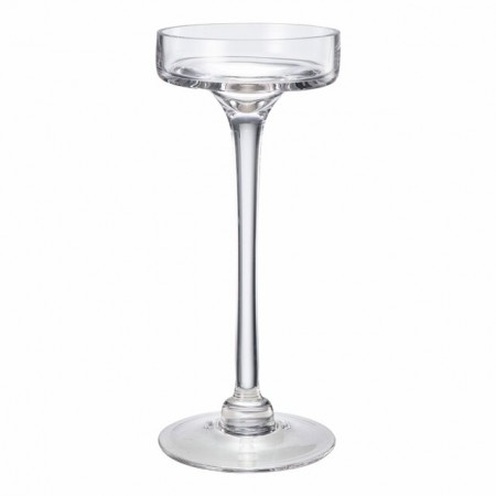 Linni - Lysestake Glass D9x16 
