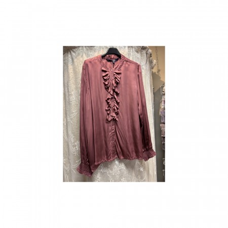 Plisse skirt satin