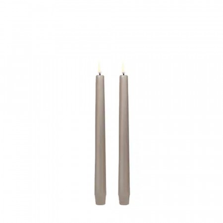 Sandstone/ beige stakelys H 25cm